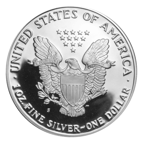 Pièce 1 once d'argent Épreuve numismatique Aigle américain 1992 | Monnaie des États-Unis