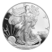 Pièce 1 once d'argent Épreuve numismatique Aigle américain 1996 | Monnaie des États-Unis