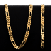 Collier en or 22 carats de style Figarucci de 51,0 grammes
