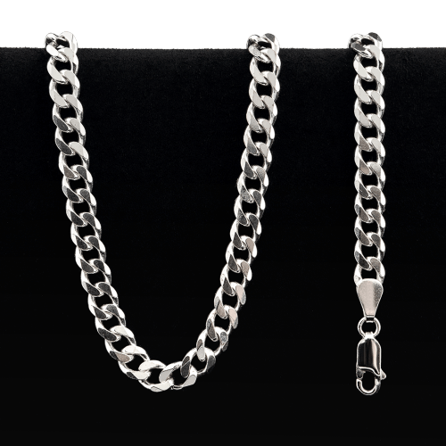 33.5 gram Curb Style Sterling Silver Necklace