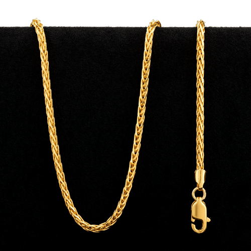 Collier en or 22 carats de style Rolo de 6,4 grammes