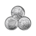 1/10 oz Assorted Silver Round
