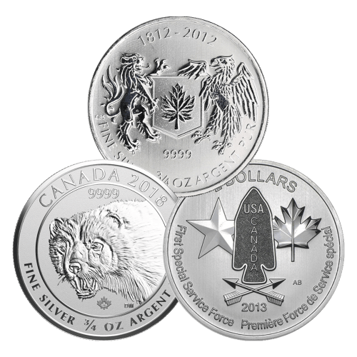 3/4 oz Random Year Assorted Silver Coin