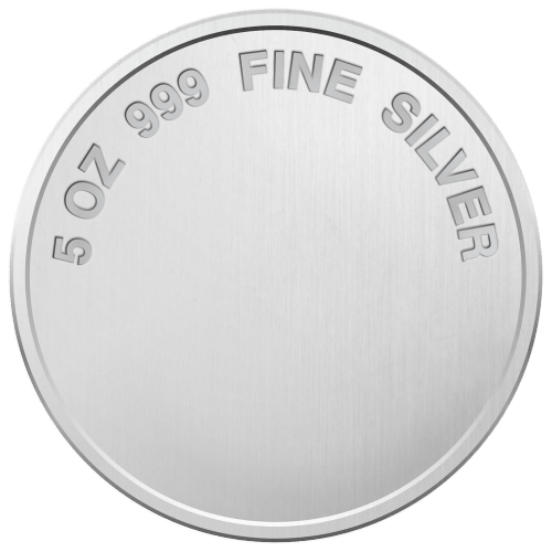Pièce 5 onces d'argent diverse