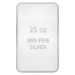 Lingot 25 onces d'argent divers