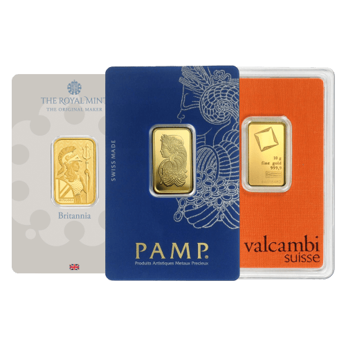 10 gram Assorted Gold Bar