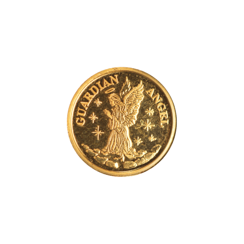 Ronde 1/25 once d'or Ange gardien