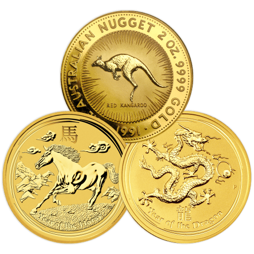 2 oz Assorted Gold Coin