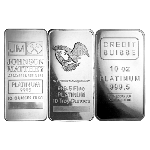 10 oz Assorted Platinum Bar