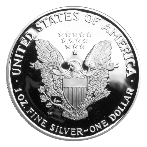 Pièce 1 once d'argent Épreuve numismatique Aigle américain 2005 | Monnaie des États-Unis