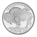 Ronde 1 once d'argent Bison | Monnaie de SilverTowne