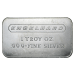1 oz Engelhard Vintage Frosted Back Silver Bar