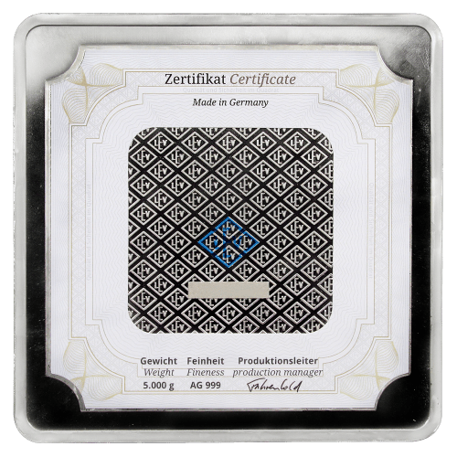 5 kilo Silver Bar | Geiger Edelmetalle