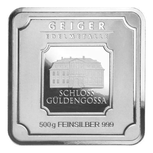 500 gram Silver Bar | Geiger Edelmetalle
