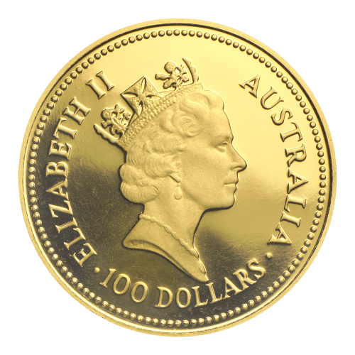 Pièce 1 once d'or Pépite Kangourou australienne Année aléatoire | Monnaie de Perth