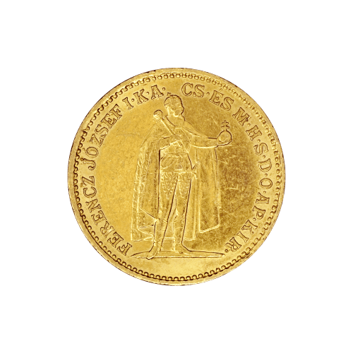 Pièce d'or 20 couronnes hongroise d'année aléatoire