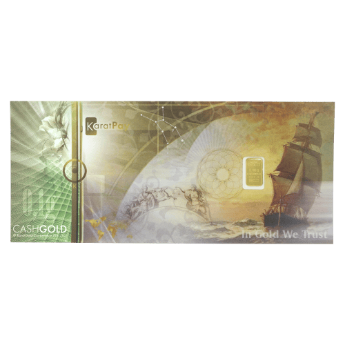 0.1 gram KaratPay CashGold Gold Bar