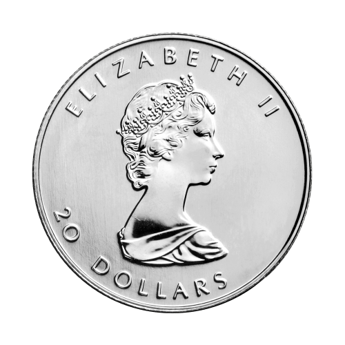 Pièce 1/2 once de platine Feuille d'érable canadienne Année aléatoire | Monnaie royale canadienne