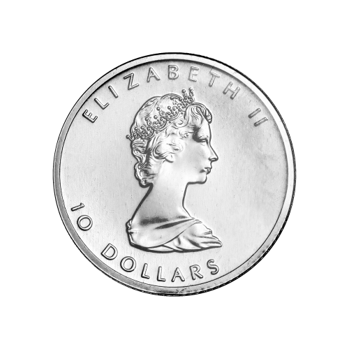 Pièce 1/4 once de platine Feuille d'érable canadienne Année aléatoire