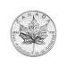 Pièce 1/4 once de platine Feuille d'érable canadienne Année aléatoire