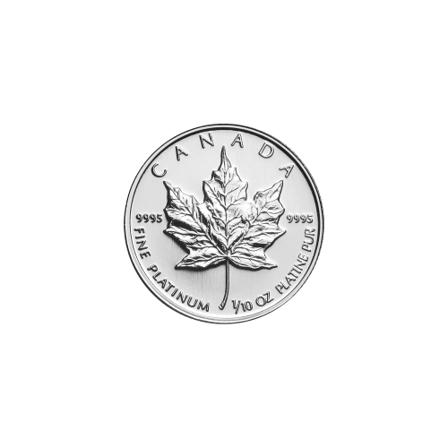 1/10 Random Year Canadian Maple Leaf Platinum Coin | Royal Canadian Mint