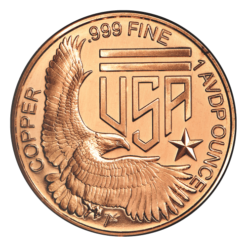 1 oz Morgan Copper Round | Silvertowne Mint