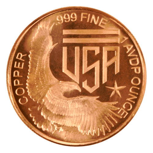 1 oz American Silver Eagle Copper Round | Silvertowne Mint