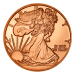 1 oz American Silver Eagle Copper Round | Silvertowne Mint
