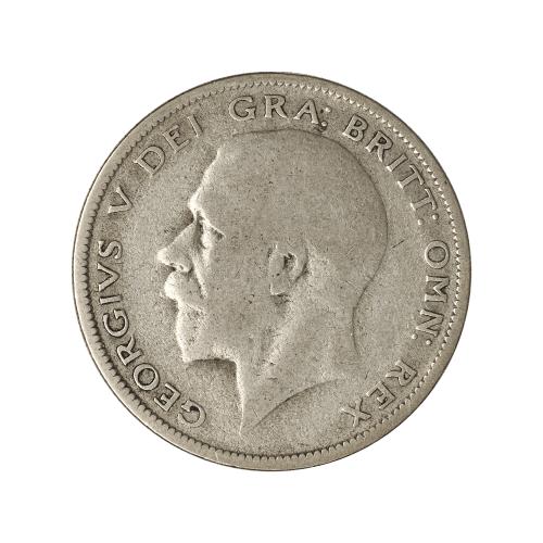 Pièce d'argent 50 % demi-couronne Grande-Bretagne Année aléatoire
