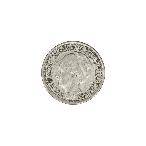 Random Year Netherlands 10 Cent 71.9% Silver Coin