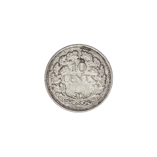 Random Year Netherlands 10 Cent 71.9% Silver Coin