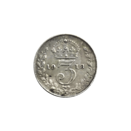 Random Year Great Britain 1816-1919 Threepence 92.5% Pure Silver Coin