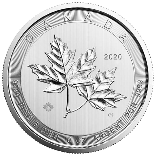 Pièce 10 onces d'argent Magnifique Feuille d'érable 2020 | Monnaie royale canadienne