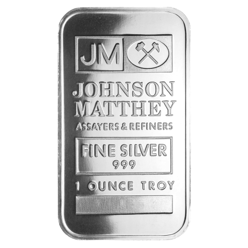 1 oz King Koil Silver Bar | Johnson Matthey