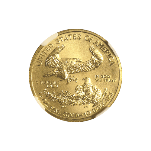 Pièce 1/4 once d'or MS-70 NGC Aigle américain Année aléatoire | Monnaie des États-Unis