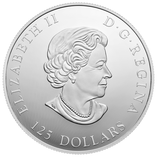 1/2 kilo 2019 Royal Canadian Mint Primal Predators |The Grizzly Silver Coin