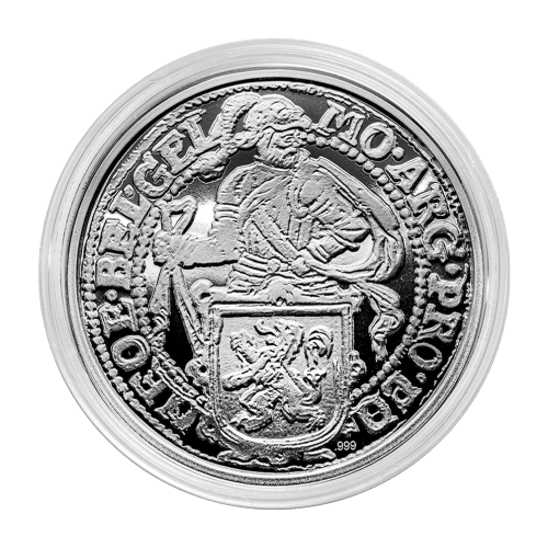 Pièce 1 once d'argent Refrappée Dollar Lion 2019 Monnaie royale néerlandaise