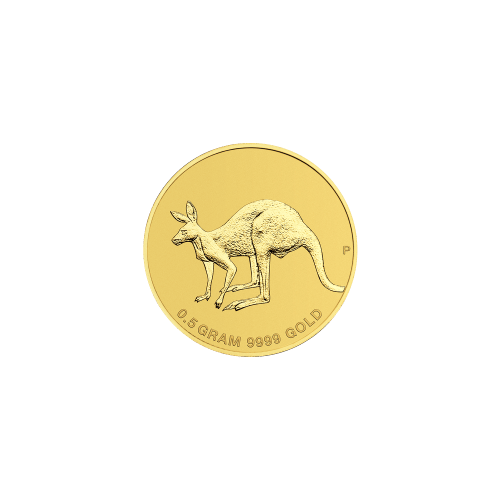 Pièce 0,5 gramme en or Mini Roo Australie Année aléatoire | Monnaie de Perth