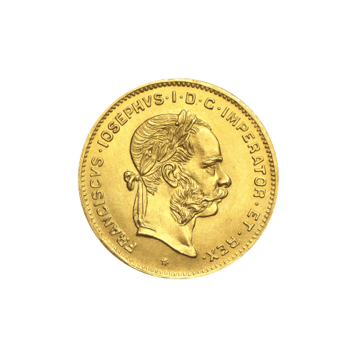 Pièce d'or de 4 florins / 10 francs autrichien d'année aléatoire