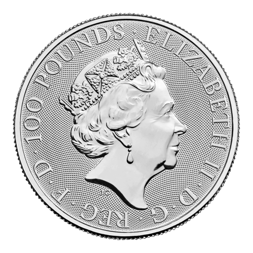 1 oz 2020 Queen's Beasts Yale of Beaufort Platinum Coin | The Royal Mint