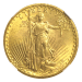 Random Year $20 Saint-Gaudens Double Eagle No Motto MS-62 Gold Coin | United States Mint