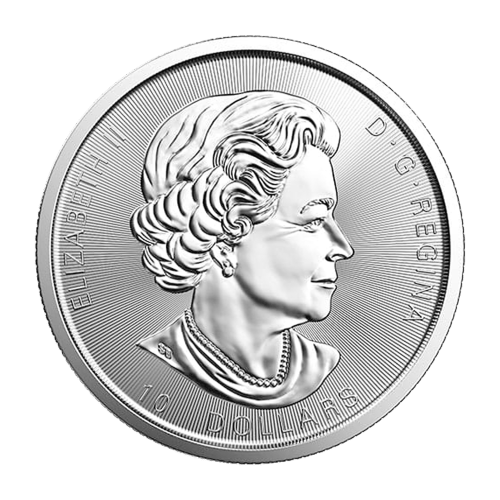 Pièce 2 onces d'argent Deux feuilles d'érable canadiennes Année aléatoire | Monnaie royale canadienne