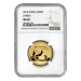 Pièce 1/2 once d'or NGC MS-69 Panda Chine 2015