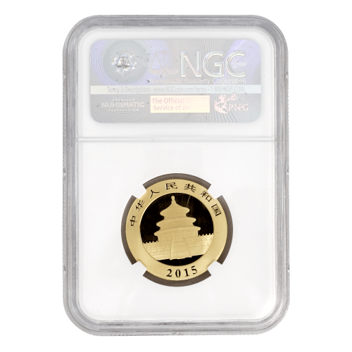 1/2 oz 2015 Chinese Panda NGC MS-70 Gold Coin | Chinese Mint