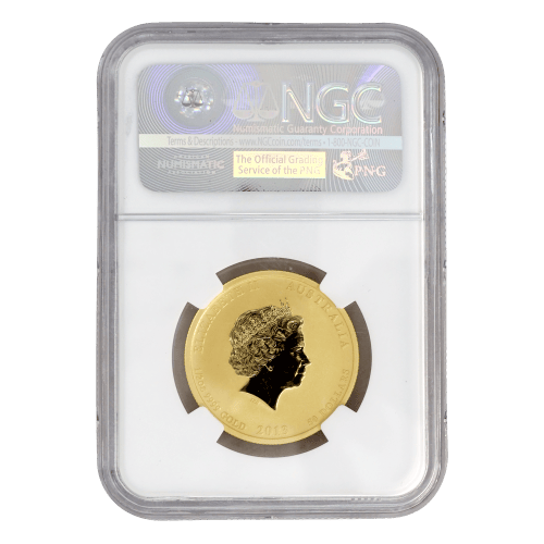 Pièce 1/2 once d'or MS-69 NGC Lunaire Année du Serpent | Monnaie de Perth