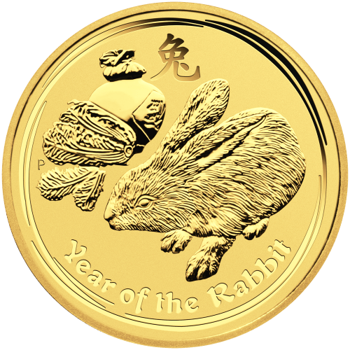 1 oz 2011 Lunar Year of the Rabbit Gold Coin | Perth Mint