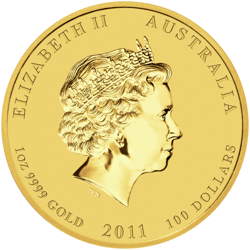 1 oz 2011 Lunar Year of the Rabbit Gold Coin | Perth Mint