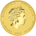 Pièce 1 once d'or Lunaire Année du Serpent 2013 | Monnaie de Perth