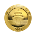 Pièce 1/2 once d'or Épreuve numismatique Panda Chine Année aléatoire