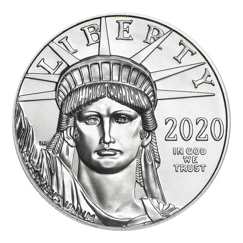 Pièce 1 once de platine Aigle américain 2020 | Monnaie des États-Unis